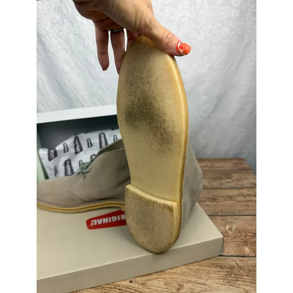 Clarks Originals Desert Boot Oakwood Suede Men’s 9.5 M Brown Chukka 26110058